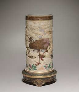 Wazon, fabryka porcelany Worcester, 1873 autorstwa James Hadley