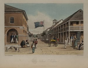 Harbour Street w Kingston autorstwa James Hakewill