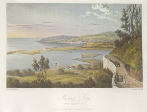 Widok na Montego Bay z Reading Hill, ilustracja z „Malowniczej wycieczki po wyspie Jamajka”, Londyn