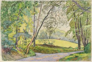 Przez drzewa, 1910-15 (wc na papierze)