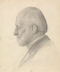 Portret starszego pana i Portret starszej kobiety autorstwa James Havard Thomas