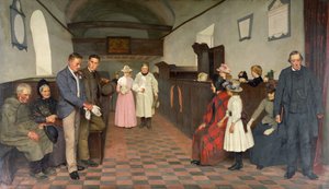 Szczęśliwa jest panna młoda, na którą świeci słońce autorstwa James Hayllar