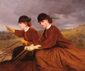 On the Downs — dwie panie w siodle bocznym
