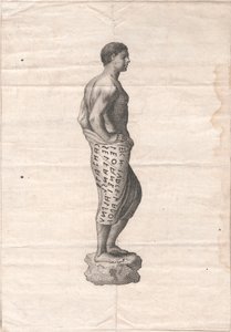 Posąg mężczyzny autorstwa James Heath