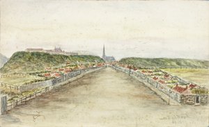 Mile End Road (akwarela i kolor nadwozia na papierze)