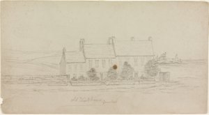 Old Workhouse, Ocean Road (ołówek na karcie) autorstwa James Henry Cleet