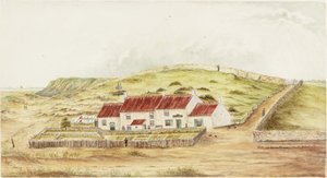 The Wash House Hill (Domek Betty Heron) (akwarela i bodycolor na papierze) autorstwa James Henry Cleet