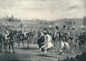 Przegląd 1st Life Guards i 8th Hussars, 4 czerwca 1842, 1842 1909 autorstwa James Henry Lynch