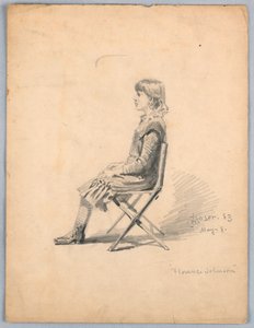 Portret Florencji Johnson autorstwa James Henry Moser