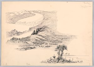 Trzy krajobrazy, projekt na kolację w Waszyngtonie, 13 maja 1908 r. autorstwa James Henry Moser