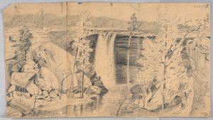 Wodospad autorstwa James Henry Moser