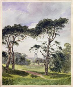Greenwich Hospital z Greenwich (akwarela na papierze) autorstwa James Holland