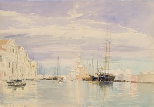 Giudecca z S. Giorgio Maggiore, Wenecja autorstwa James Holland