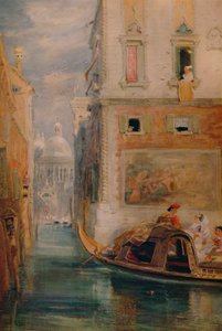 Gondola, Wenecja, 1865, 1935 autorstwa James Holland