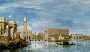Widok na Molo i Palazzo Ducale w Wenecji
