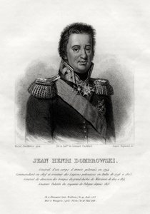 Jean Henri Dombrowski, polski dowódca wojskowy, 1845 autorstwa James Hopwood