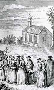 Ilustracja z „Historii przygód Josepha Andrewsa i jego przyjaciela pana Abrahama Adamsa” Henry’ego Fieldinga, wydanej w 1742 roku autorstwa James Hulett