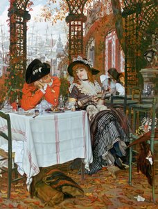 Śniadanie (Śniadanie), ok. 1868 r. autorstwa James Jacques Joseph Tissot