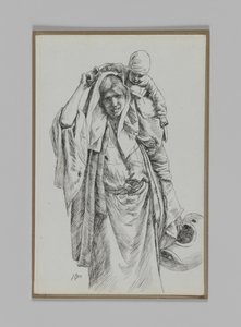 Figuralna niewiasta z Jerozolimy, ilustracja z Życia naszego Pana Jezusa Chrystusa autorstwa James Jacques Joseph Tissot