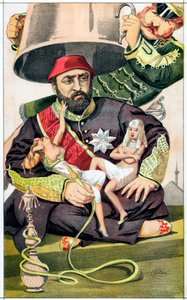 Abd-ul-Aziz, sułtan Turcji od 1861, 1869 autorstwa James Jacques Joseph Tissot