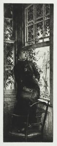 Nad brzegiem morza, 1880 r. autorstwa James Jacques Joseph Tissot