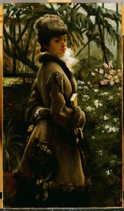 W szklarni, ok. 1867-69 autorstwa James Jacques Joseph Tissot