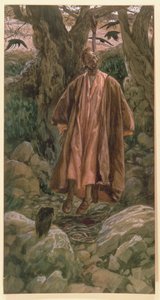 Judasz wisi sam, ilustracja do Życia Chrystusa, ok. 1886-96 (gwasz na tekturze) autorstwa James Jacques Joseph Tissot