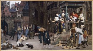Powrót syna marnotrawnego, 1862 (olej na płótnie) autorstwa James Jacques Joseph Tissot