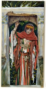 Maria Magdalena przed nawróceniem, ilustracja do Życia Chrystusa, ok. 1886-96 (wc na papierze) autorstwa James Jacques Joseph Tissot
