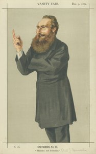 Pan Anthony John Mundella (kolor lito) autorstwa James Jacques Joseph Tissot