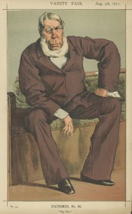 Pan George Bentinck (kolor lito) autorstwa James Jacques Joseph Tissot