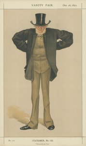 Pan Joseph Cowen (Color Litho) autorstwa James Jacques Joseph Tissot