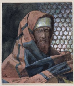 Nikodem, ilustracja do Życia Chrystusa, ok. 1886-94 (toaleta i gwasz na tekturze) autorstwa James Jacques Joseph Tissot