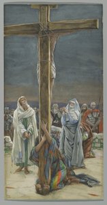 Stabat Mater. Niewiasto oto syn twój, ilustracja do życia Chrystusa, ok. 1884-96 (toaleta i gwasz na tekturze) autorstwa James Jacques Joseph Tissot