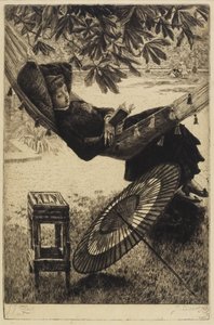 Hamak autorstwa James Jacques Joseph Tissot