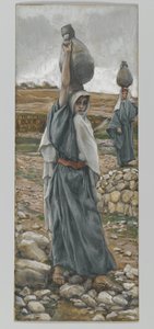 Najświętsza Panna w młodości, ilustracja z Życia Pana naszego Jezusa Chrystusa (wc nad grafitem na papierze) autorstwa James Jacques Joseph Tissot