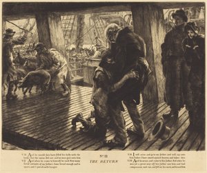 Powrót autorstwa James Jacques Joseph Tissot