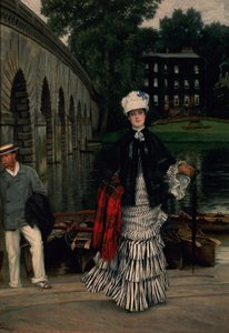 Powrót z rejsu statkiem, 1873 autorstwa James Jacques Joseph Tissot