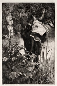 Wdowiec (akwaforta i suchoryt) autorstwa James Jacques Joseph Tissot