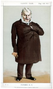 Jedyny znany człowiek, który sprawia, że pan Gladstone się uśmiecha, 1871 r autorstwa James Jacques Joseph Tissot