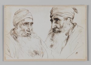 Typy Żydów, Jerozolima, ilustracja z Życia naszego Pana Jezusa Chrystusa (tusz na papierze) autorstwa James Jacques Joseph Tissot