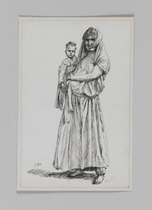Kobieta z Geba, Samaria, ilustracja z Życia naszego Pana Jezusa Chrystusa autorstwa James Jacques Joseph Tissot