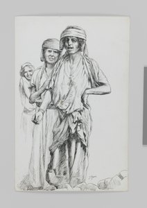 Kobiety z Geba, Samaria, ilustracja z Życia naszego Pana Jezusa Chrystusa autorstwa James Jacques Joseph Tissot