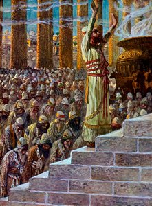 Salomon poświęca świątynię w Jerozolimie - Biblia