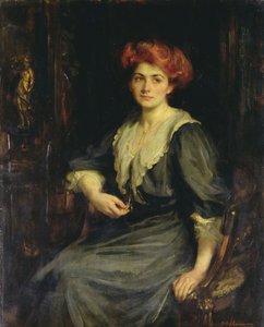 Panna Chloe Preston, ok. 1909 (olej na płótnie)