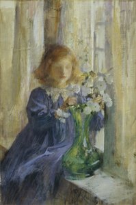Zielona waza (olej na płótnie) autorstwa James Jebusa Shannon