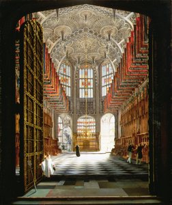 Wnętrze kaplicy Henryka VII, Opactwo Westminsterskie autorstwa James John Harwood