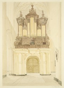 Organy i Organ Loft w St Mary Redcliffe autorstwa James Johnson