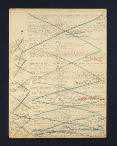 Autograf rękopisu odcinka „Circe” Ulissesa, Paryż, lipiec - grudzień 1920 (pióro i atrament i ołówek na papierze) (patrz także 490419) autorstwa James Joyce