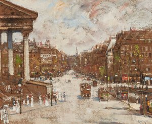 Place De La Madeleine (olej na karcie)